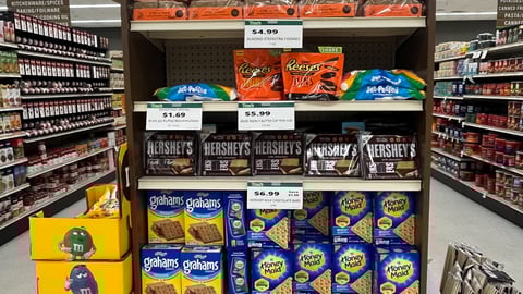 hershey endcap