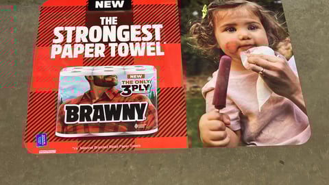 Brawny floor cling