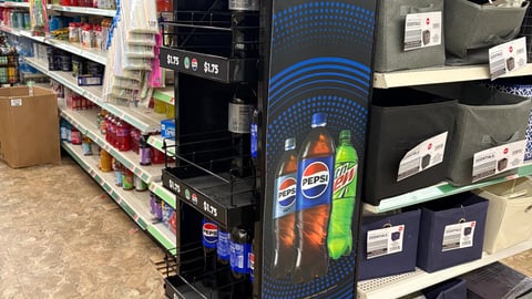 Pepsi floorstand