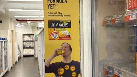 Airborne shelf talker