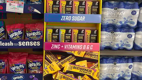 Bodyarmor floorstand