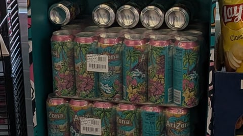 Circle K AriZona Watermelon Dragonfruit Splash Rack