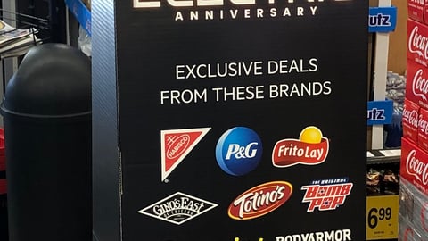 Jewel-Osco 'Electric Anniversary' Standee
