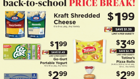 ShopRite 'A+ Rewards' Circular Feature