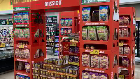 Aisle display