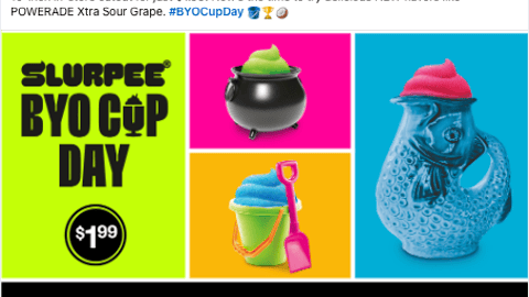 7-Eleven 'Bring Your Own Cup' Facebook Update