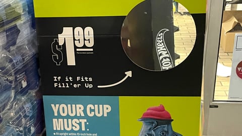 7-Eleven Slurpee 'BYO Cup Day' Standee