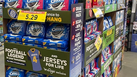 Nabisco Kroger 'Jerseys for Life' Aisle Display