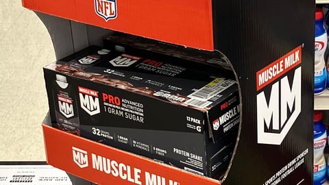Muscle Milk 'NFL Training Experience' Floorstand