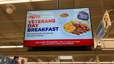 Hy-Vee signs