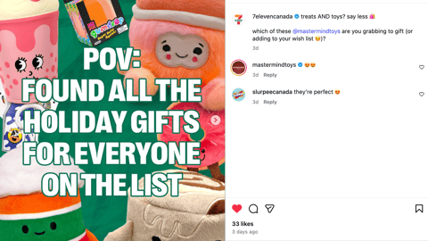 7-Eleven Canada Instagram Post