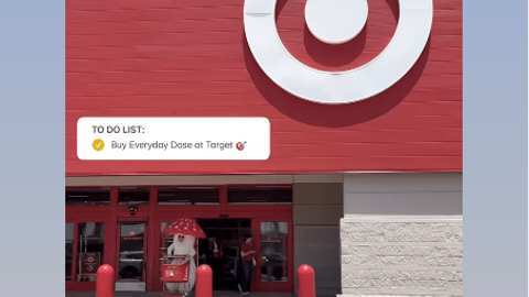 Everyday Dose Target 'Mission Accomplished' Facebook Update