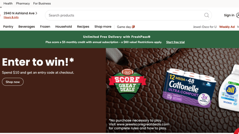 Jewel-Osco 'Score Great Deals' Carousel Ad