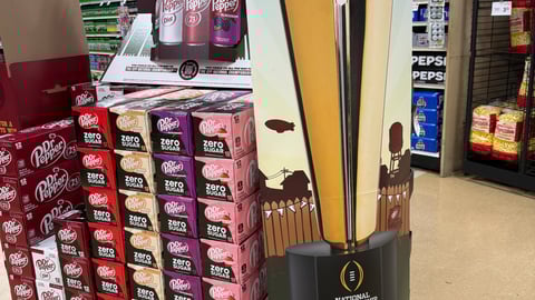 Floorstand dr Pepper