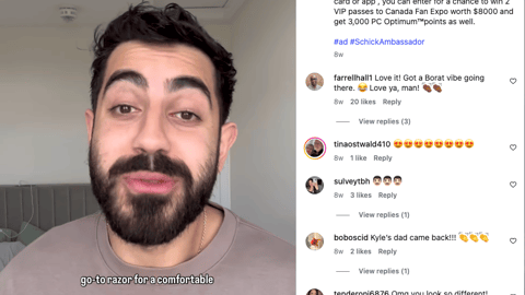 Schick Shoppers Drug Mart Fan Expo Canada Instagram Update