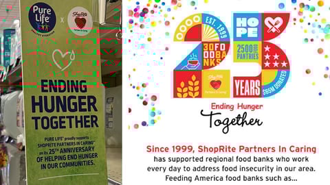 ShopRite Pure Life Sign & Email 
