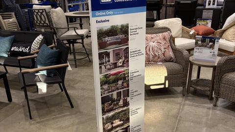 Lowe's banner