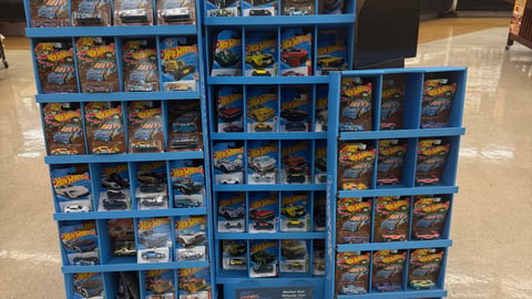 Mattel floorstand