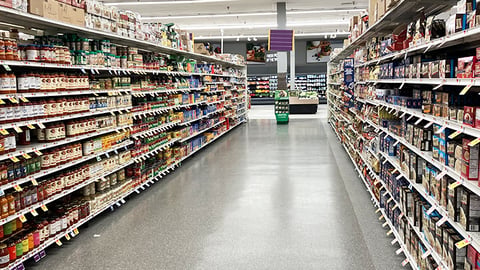 Grocery aisle