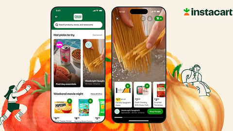 Instacart Immersive Feed feature