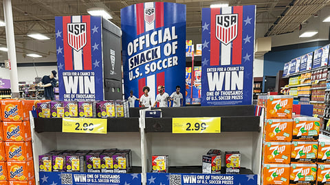 Kellanova and U.S. Soccer 2026 program at retail