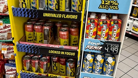 C4 Circle K 'Unrivaled Flavors' Floorstand