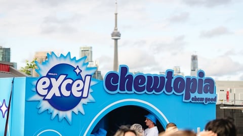 mars excel gum pop up