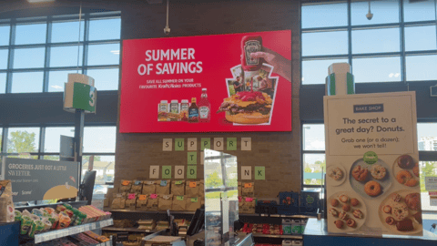 Kraft Sobeys Empire In-Store Screen