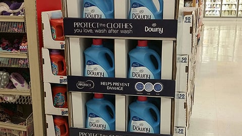 Downy 'Protect the Clothes' Pallet Display