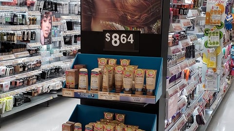 Walmart 'Hair Care' Endcap