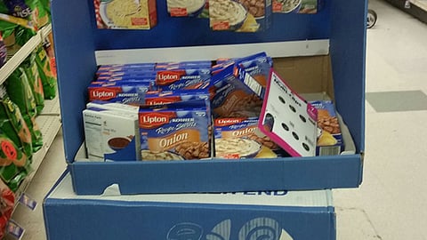 Lipton 'Kosher' Aisle Display