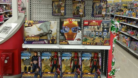 Marvel Avengers Endcap