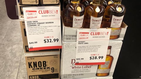 BevMo! Whiskey Case Stackers