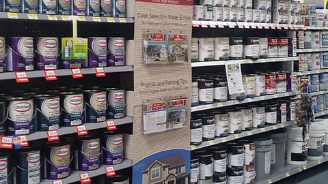 Glidden ColorPlace 'Grab-N-Go' Walmart In-Line Display