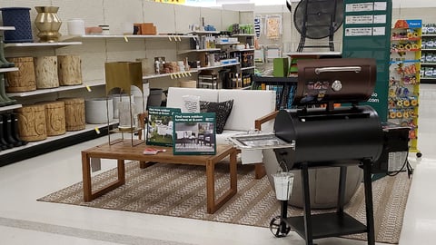 Target 'Find More Outdoor Furniture' Aisle Display