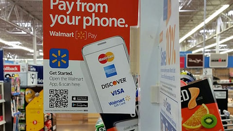 Walmart Pay Checkout Sign