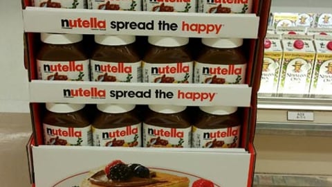 Nutella 'So Many Delicious Ways' Pallet Display
