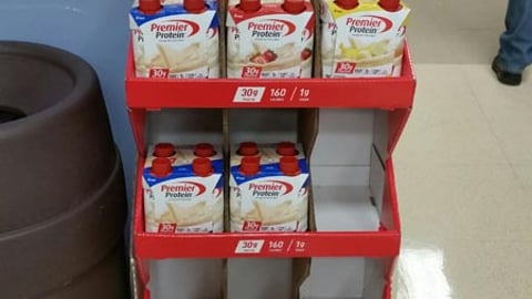 Premier Protein 'Good Energy' Floorstand