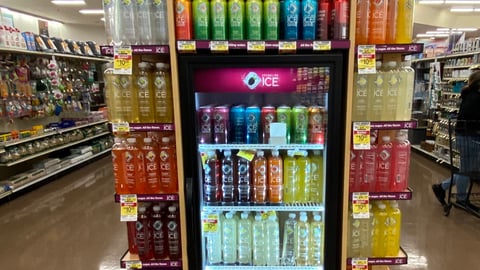 Sparkling Ice 'Zero Sugar' Endcap