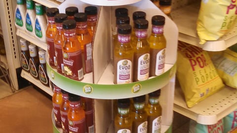 Wish Bone Bottle Replica Floor Display 