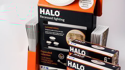 Halo Perftex Baffle Trim Counter Display 