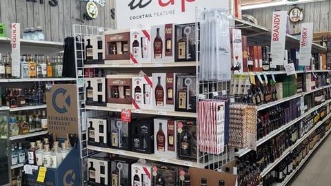 Liquor Barn 'Mix It Up' Endcap Header