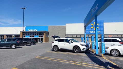 Walmart Exterior And Pickup Area