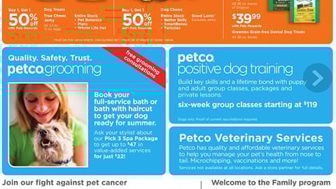 Petco Blue Buffalo 'Join Our Fight Against Pet Cancer' Feature