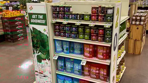 Sprouts 'Get The Goodness!' 4-Way Display Fixture