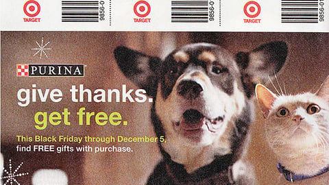 Purina Target 'give thanks' FSI