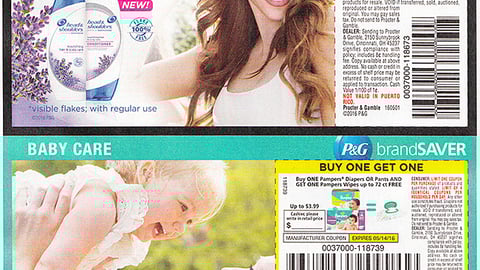 Pampers 'Happy Mother's Day' FSI