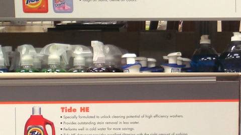 Home Depot/P&G 'Buyer's Guide' Signage