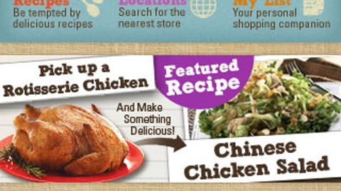 Food Lion App Home Page