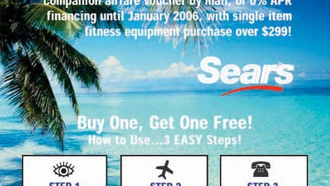 Sears, Roebuck & Co.  'Free Airfare' Offer